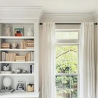Curtain Rods For Windows 32-48 Inch  5 8 Inch Decorative Curtain Rod Set  Matte