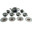 Vintage Madeline Porcelain 11 Pc Tea Set By Schylling