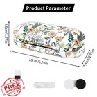 Flyingmage 2 In 1 Contact Lens Case And Eyeglasses Case For Women Men Kids  D   