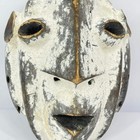 Lengola Wood Mask With Kaolin Pigment Congo