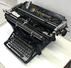 Antique 1920s Underwood 14 Standard Typewriter Black Made In The Usa