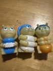 Vintage Playskool 1980   s Glo Worm   Friends Bug Figure Lot Of 3