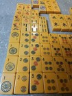 Vintage Mahjong Butterscotch Bakelite Tiles  Lot Of 70 