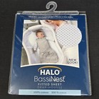Lot Of 3 - Halo Bassinest Fitted Sheet 100  Cotton Baby Sheets Crib Nursery