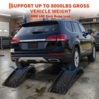 Heavy Duty Steel Car Ramps  8000 Lbs Auto Service Ramps Vehicle Ramps For Truck