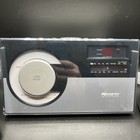 Vintage 2004 Memorex Cd Player Am Fm Radio Mx 4142 Tested Works W  Speakers Silv