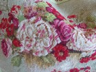 Aubusson Style Petite Point Needlepoint Pillow Cover Romantic Victorian Asian