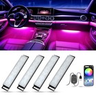  Car Led Lights Interior  Rgb Interior Car Lights App  Box Control Usb Port