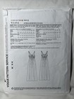 New Vogue V1354 Anne Klein Front Draped Long Dress Uncut Sewing Pattern Sz 6-14