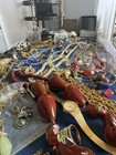Antique Vintage Junk Drawer Jewelry Lot Estate Sale Find Lot X-69