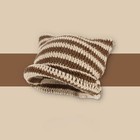 Crochet Hats For Women Cat Beanie Vintage Beanies Women Fox Hat One Size Brown