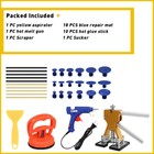 32 Pcs Car Paintless Dent Repair Puller Remover Kit Lifter Dint Hail Damage Tool