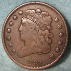 1835 Classic Head Half Cent   Old Us Coin  569