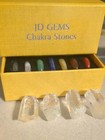 Reiki Chakra Meditation Clearing Gem Stones And Raw Clear Quartz
