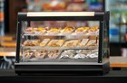Kratos 30y-016 36  Hot Food 3 Shelf Display Case And Merchandiser With Sliding