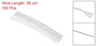 100 Pcs 28 Gauge 14  White Floral Stem Wire Artificial Flower Stem Accessories