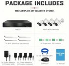 10ch Nvr 5mp System  4  3mp Cameras  1tb Hdd  Night Vision  Motion Detection  App