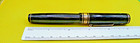 Wahl Eversharp Black Deco Band Fountain Pen-l4k Gold Seal Flexible Fine Nib