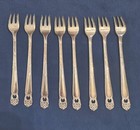 Eternally Yours 1847 Rogers Vintage Silverplate Seafood cocktail Forks- Set Of 8