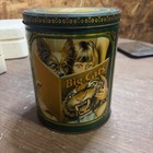 Purina Dog Biscuits Vintage Collectible Advertising Tin Can - 3 Dog Scenes 1989