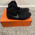 New In Box Nike Fury Wrestling Shoes Black Men   s Size 9
