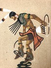 1980s Navajo Sand Painting Susie Watchman Hoop Dancer G e  Livingston Frame