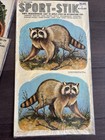 Meyercord Decals Vintage Lot 8 Wild Turkey Quail Raccoon Nos Hunting Game Decor