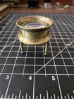 Antique Brass Desk Map Magnifying Glass Magnifier Tripod 