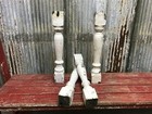 4 Balusters White Wood Architectural Salvage Spindles Porch Post House Trim A40 
