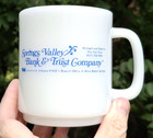 1982 Springs Valley Bank   Trust Company French Lick West Baden In Glasbake Mug