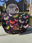 Dooney   Bourke Disney Mickey Mouse Ears Hats Crossbody Saddle Bag Black