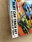 Hot Wheels Track Set Slot Car 15 4 Feet Scale Speed 450 Mph 2 Turbo Boosters