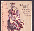 Anna Dickinson Suffragist 1882    Hamlet Shakespeare Skull Feminist Trade Card