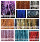 New 20    40  Sparkling Hair Tinsel 100 Strands  choose Color  Us Seller