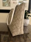 Nwt Coach 4455 Zip Top Tote In Signature Canvas