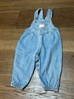 Vintage 90s Oshkosh Bgosh Baby Denim Overalls Vestbak Genuine Girls 18 Months