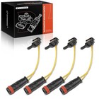  4-pc Front And Rear Brake Pad Wear Sensors Compatible With Mercedes-benz 
