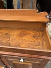 Vintage Solid Wood Dry Sink - Early American Farmhouse Style