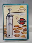 Vintage Marcato Biscuits Cookie Press  20 Discs  Instructions  Made In Italy
