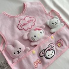 Sanrio Hello Kitty Babies Baby Bib With Finger Rattles Retro Vintage Rare Japan