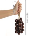 Natural Pala Fruit Seed Shell Shaker  Handcrafted Musical Tool For Sound Therapy