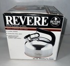 Vintage Revere Ware Whistling Tea Kettle Copper Bottom Brand New In Box 2 1 3 Qt