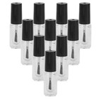 10pcs 5ml Empty Nail Polish Glass Bottles Accessory With Brush Cap Funnel Mi Eca