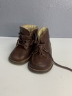 Vtg Tag A Longs Oxford High Top Children s Boots Brown Leather Shoes No Size Tag