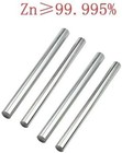 4 Pcs Pure Zinc Rod 100mm X 10mm High Purity Round Anode Bar Electroplating