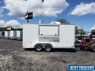 7x16 Enclosed Concession Vending Trailer Finsiehd W Sinks Window Ac Electrical