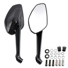 Black Pair Rear View Mirrors For Ducati Streetfighter V2 V4 V4s Sp Sp2 20-24 Us
