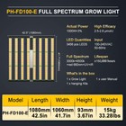  Phlizon 1000w Samsung Led Grow Light 6x6ft Bar Full Spectrum Indoor Lamp Flower