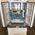 Unique Appliances Classic Retro 36in  French Door White Refrigerator 21cu ft   