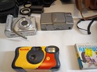 Vintage Camera Lot Point   Shoot Film Digital As Is Parts Minolta Kodak Samsung 